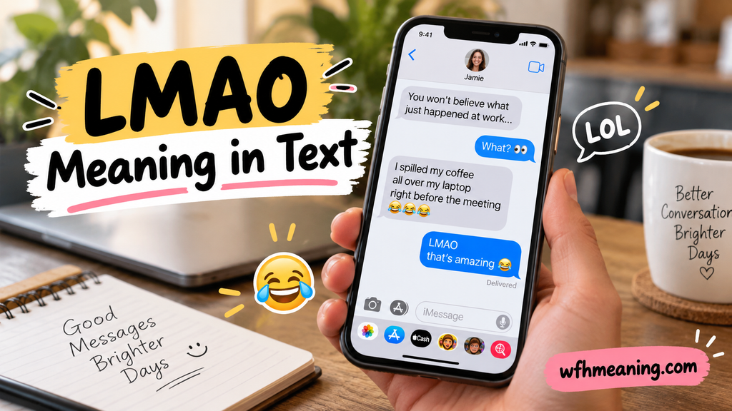 LMAO Meaning in Text